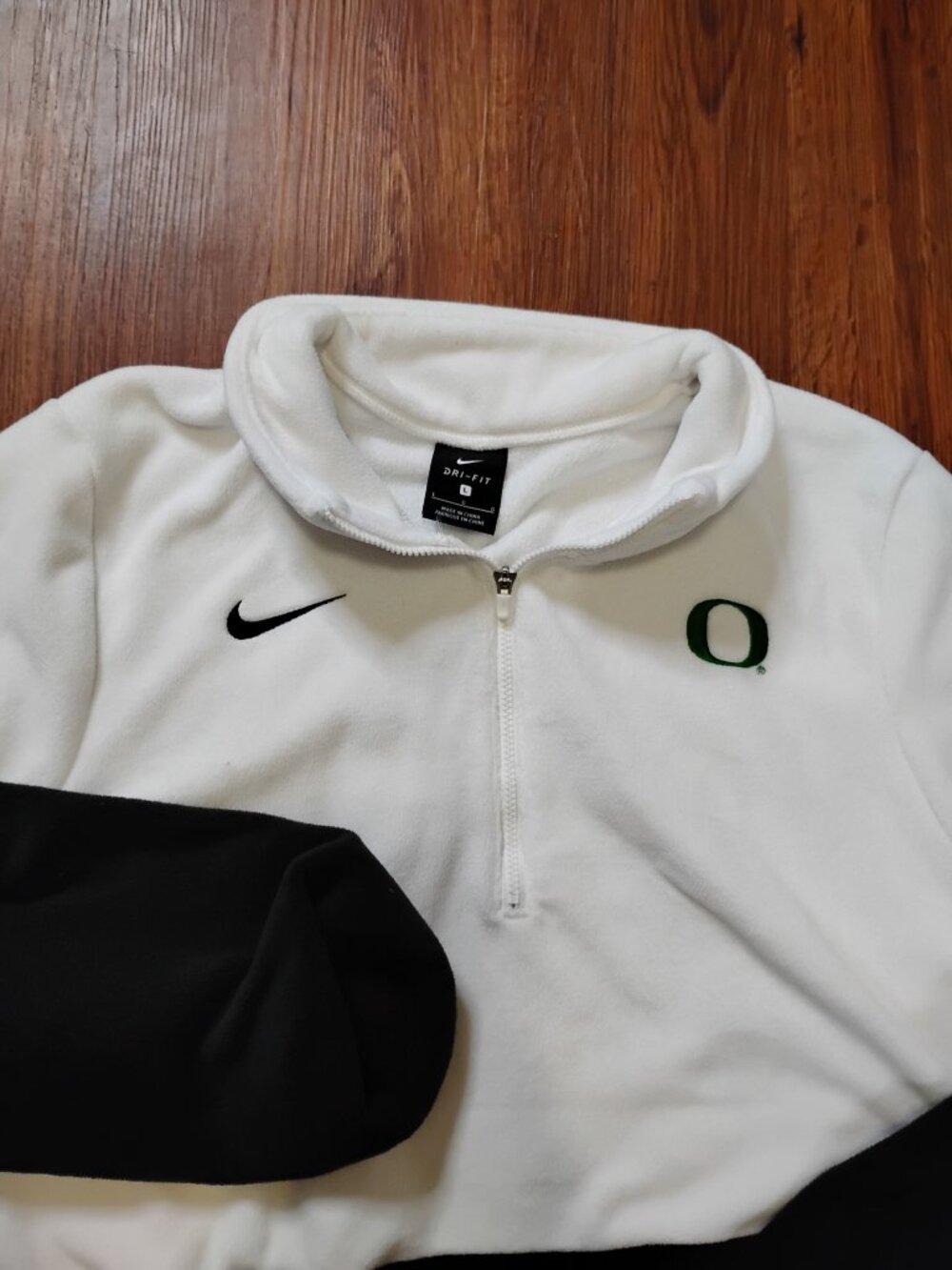 Vintage Nike Oregon Ducks Pullover 1/4 Zip Fleece Jacket